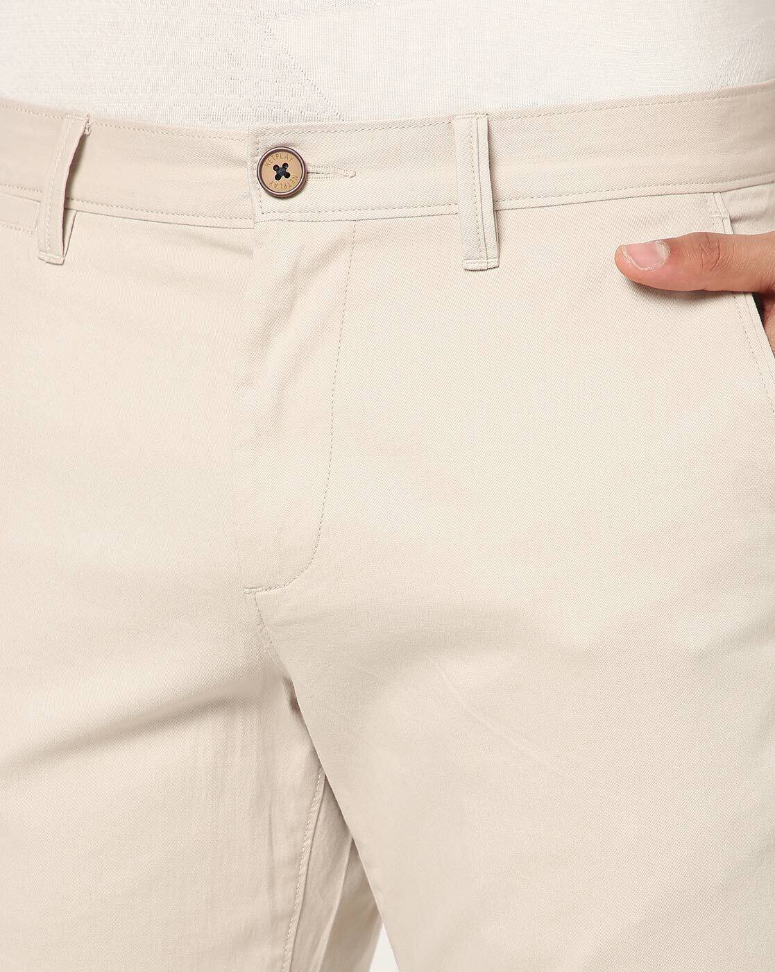 Tapered Fit Chinos with Insert Pockets