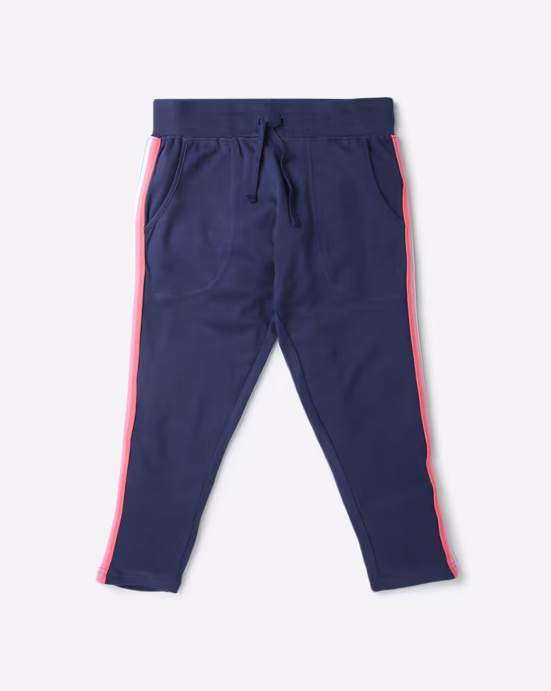 SIDE TAPE CAPRIS, NAVY, 9-10Y
