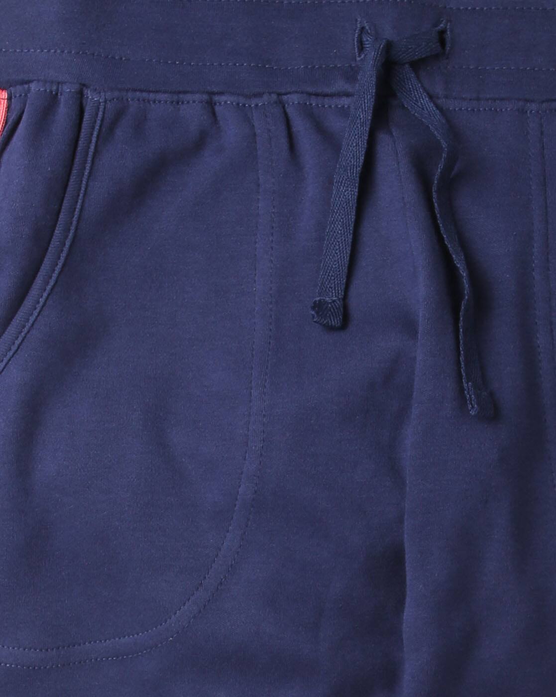 SIDE TAPE CAPRIS, NAVY, 9-10Y