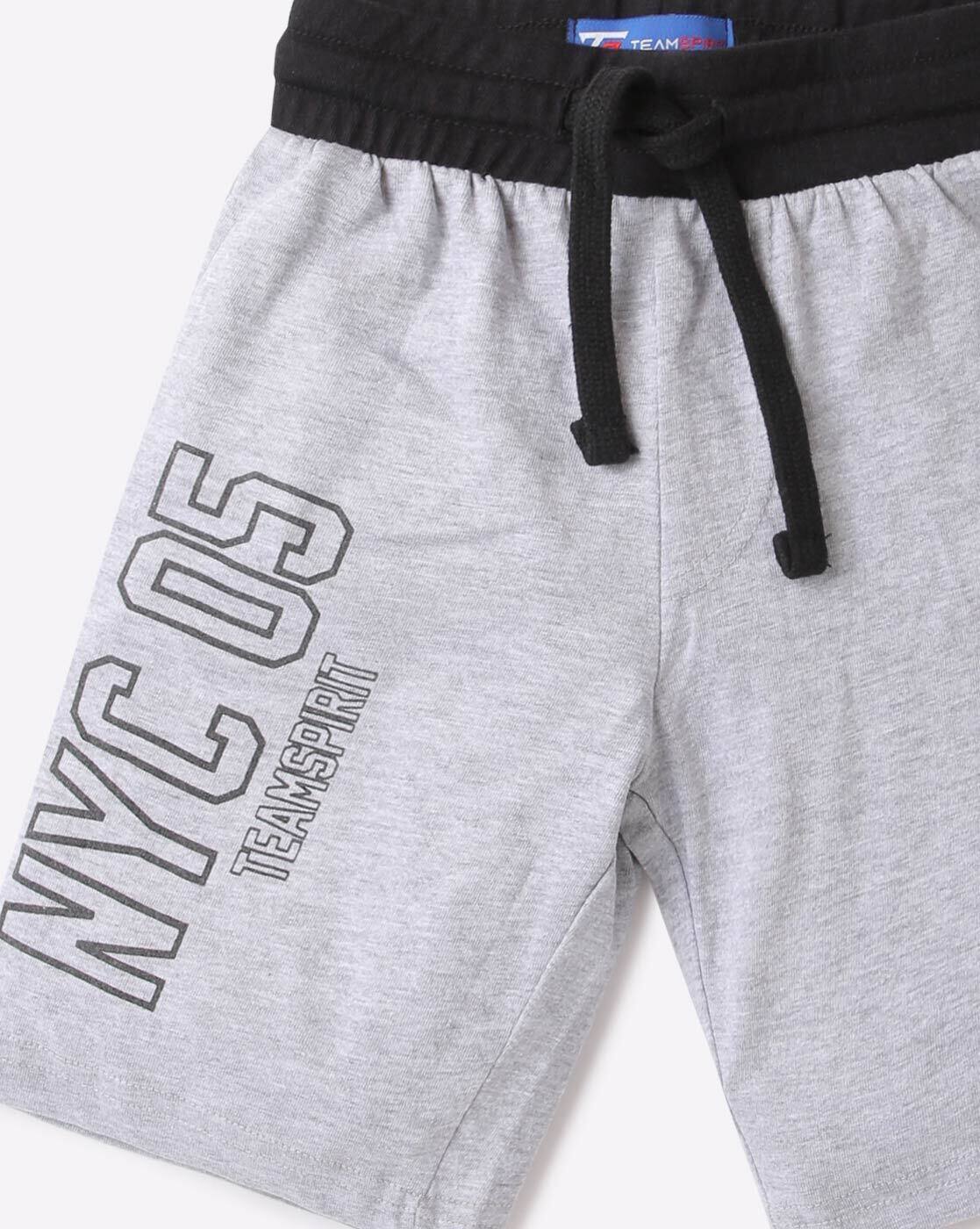 Knit Shorts NYC, GREY MELANGE, 2-3Y