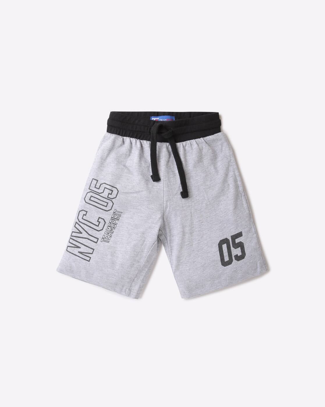 Knit Shorts NYC, GREY MELANGE, 2-3Y