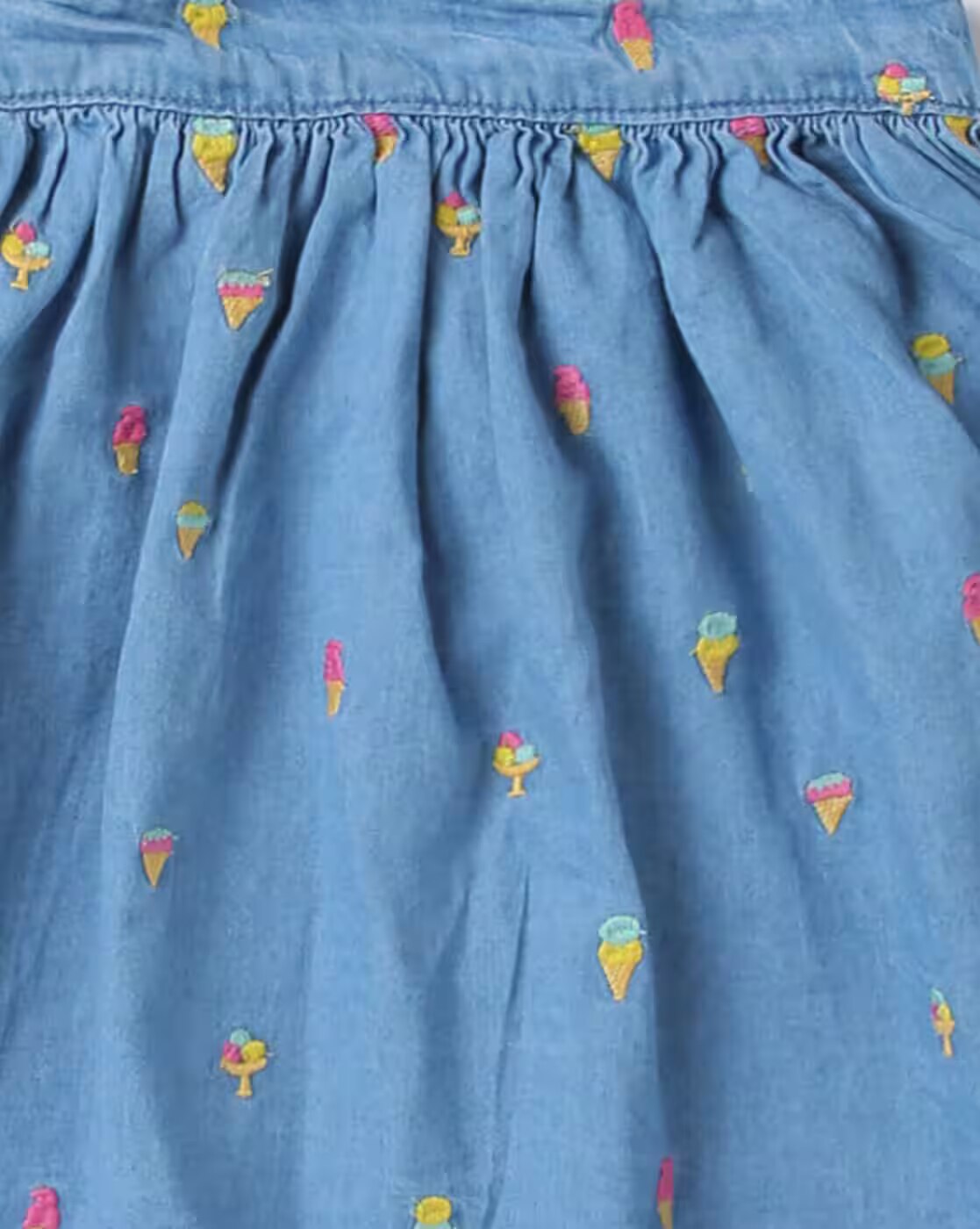DUN PINAFORE W TEE N HAIRBAN, BLUE, 3-4Y