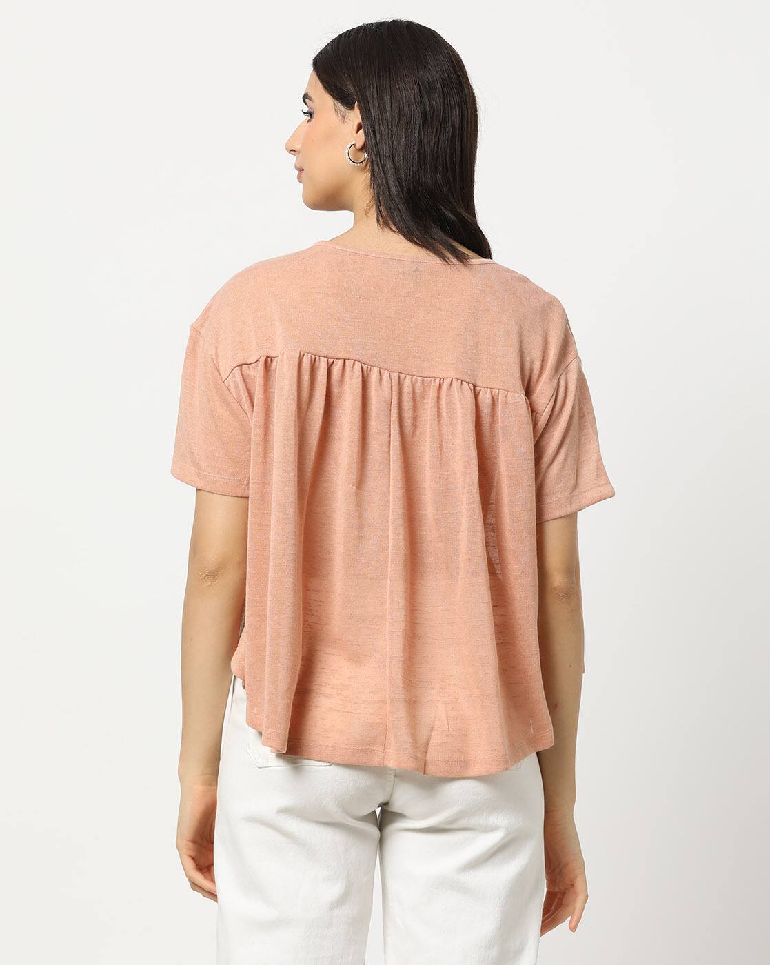 DNMX TSHIRTS, BEIGE, S