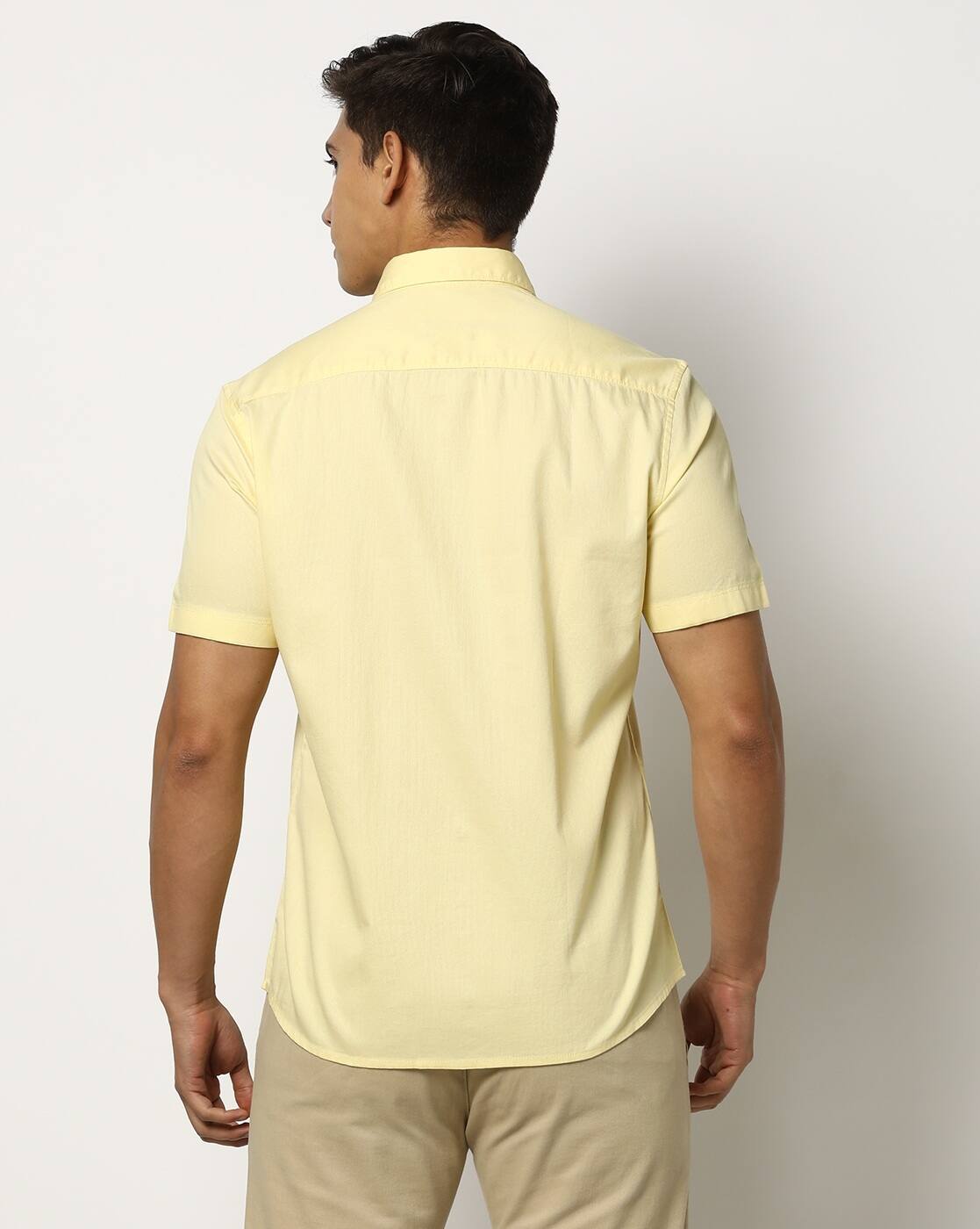 Cotton Shirt with Patch Pocket