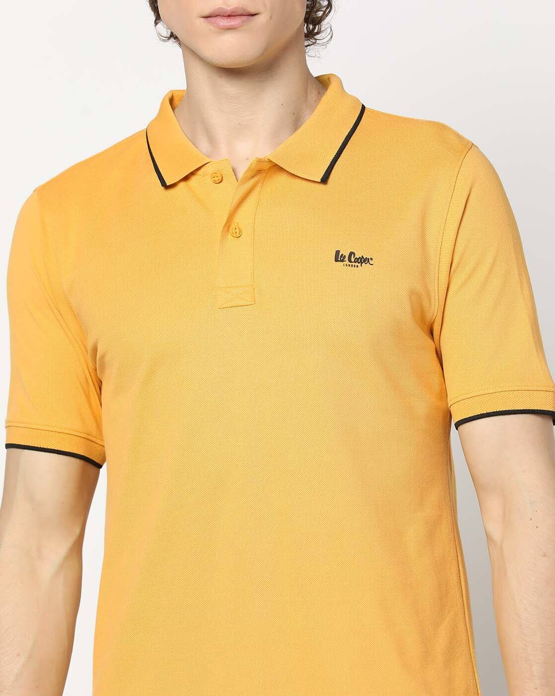 TOPS TSHIRTS, MUSTARD