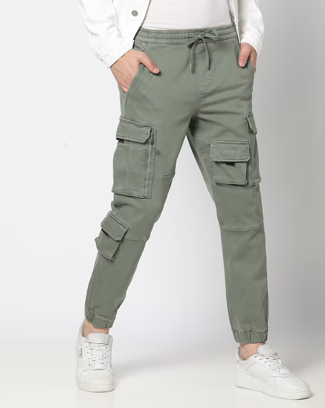 UTILITY CARGO JOGGER, PISTA GREEN, 32
