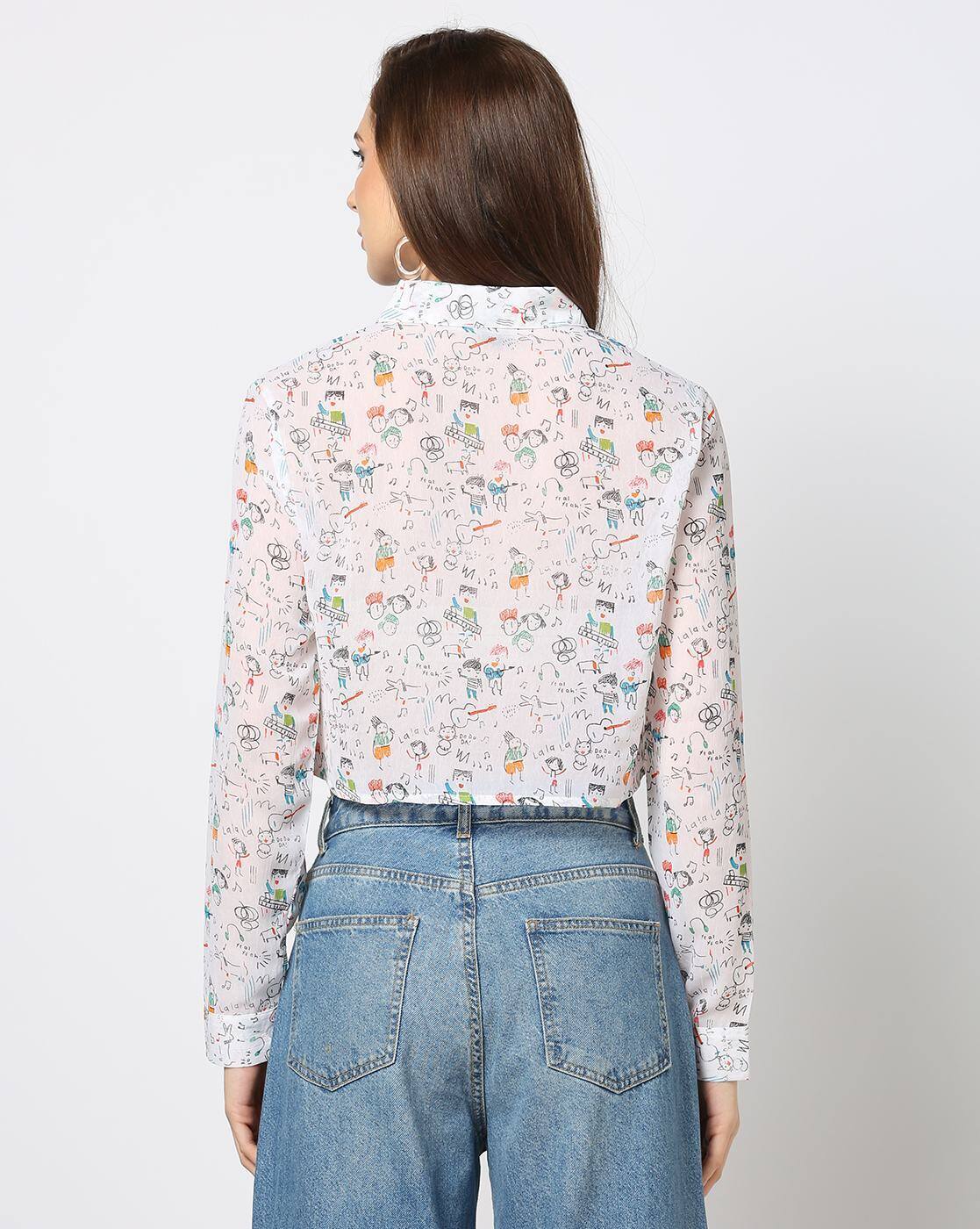 FRONT POCKET SHIRT, OFF WHITE, M