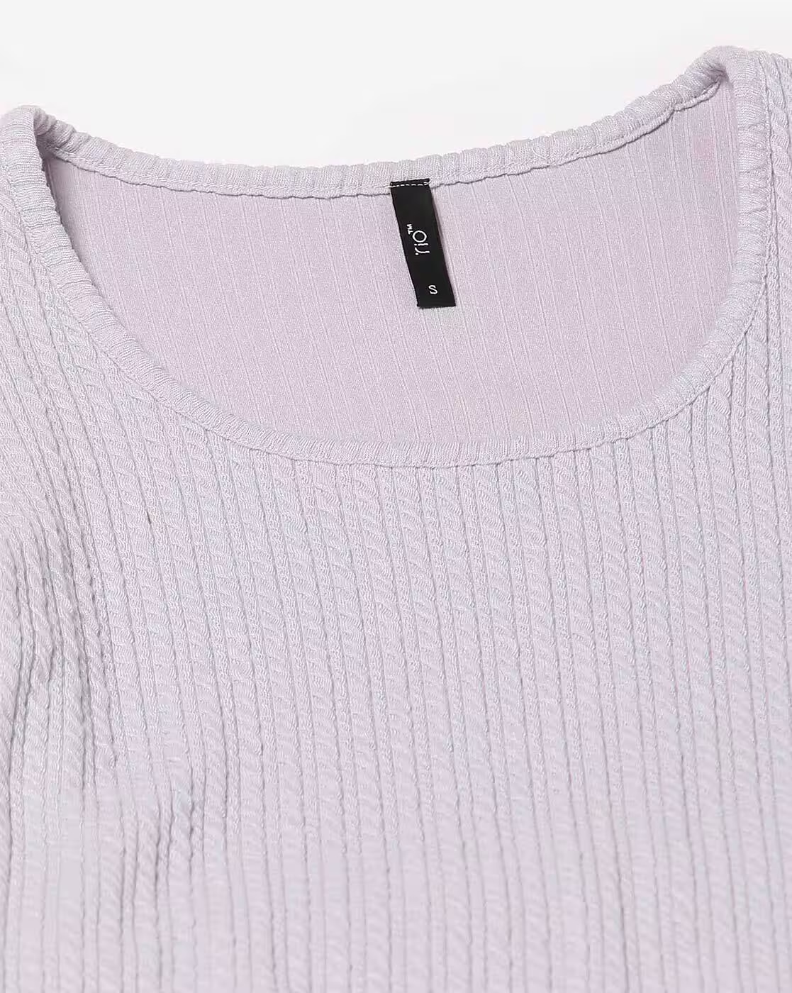 SCOOP NECK TOP, LILAC, M