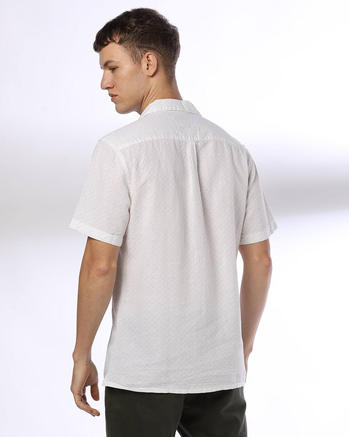 RESORT SHIRT WO BAND, KHAKI