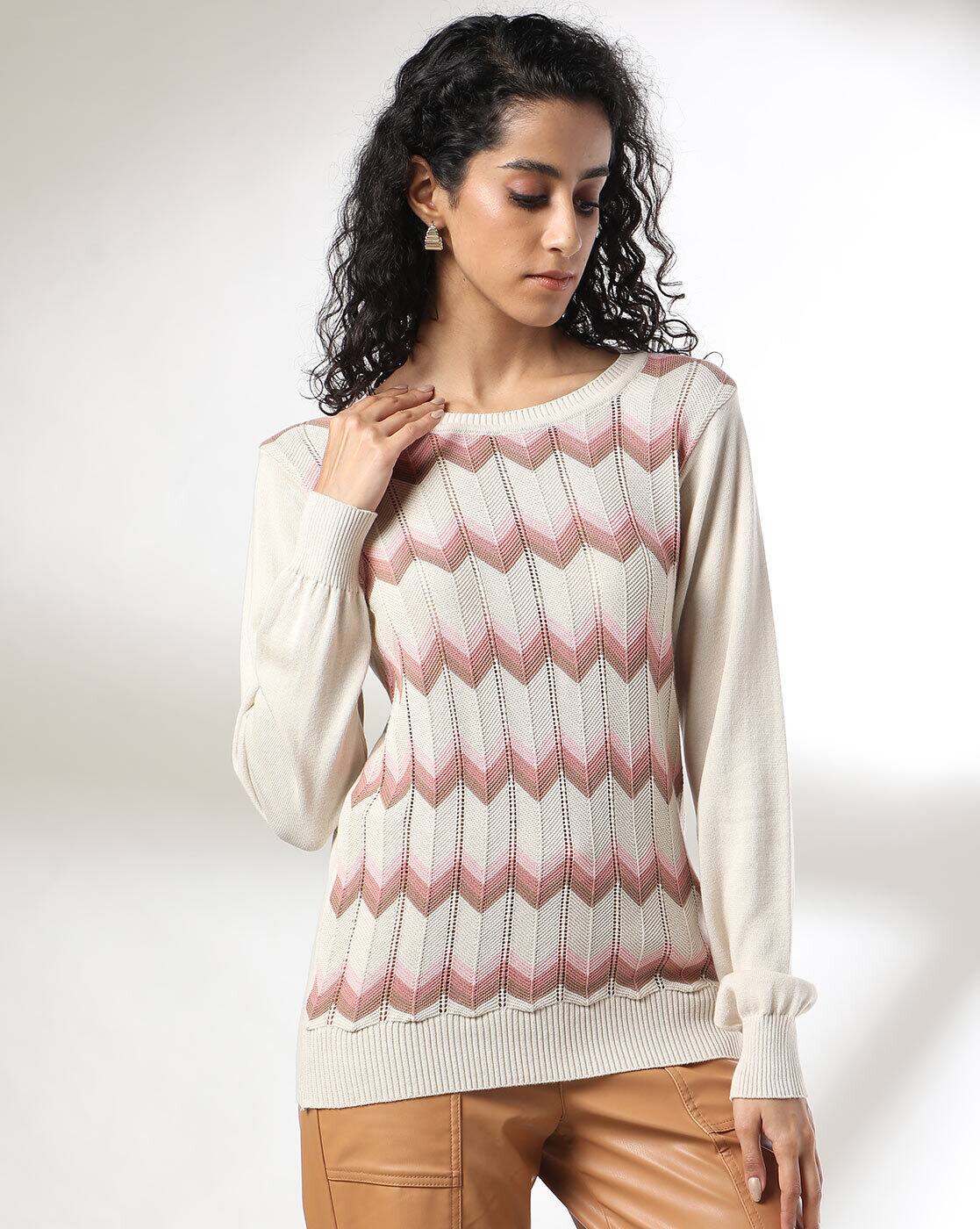 FIG FLAT KNIT, OFF WHITE, S