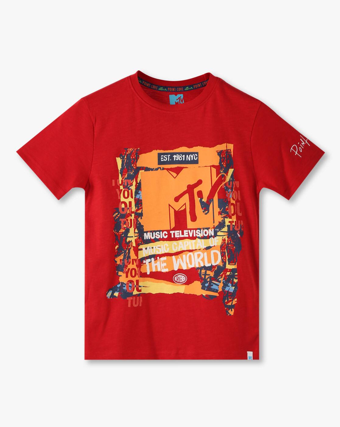 LICENSE GRAPHIC TEE, RED, 5-6Y