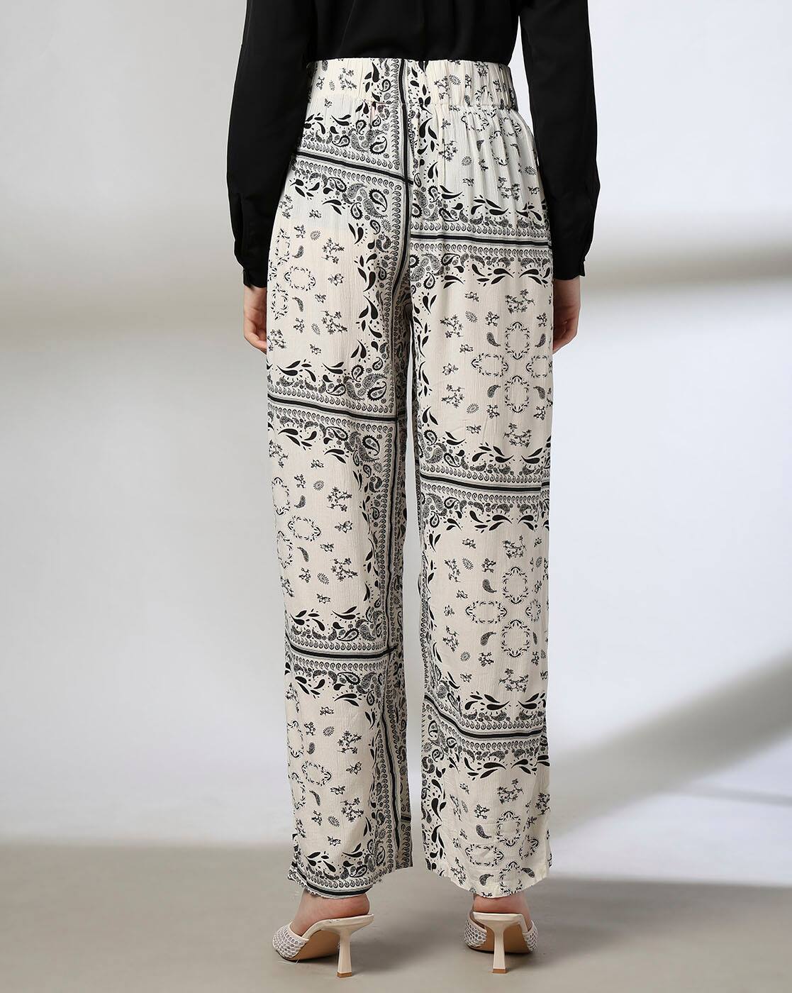 FIG TROUSERS, OFF WHITE