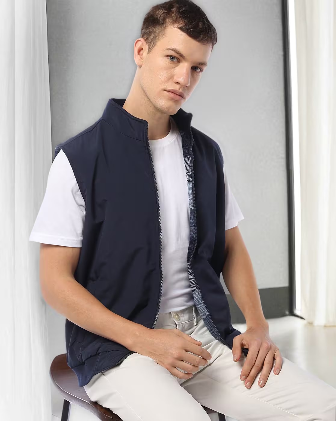 GILLET, NAVY, M