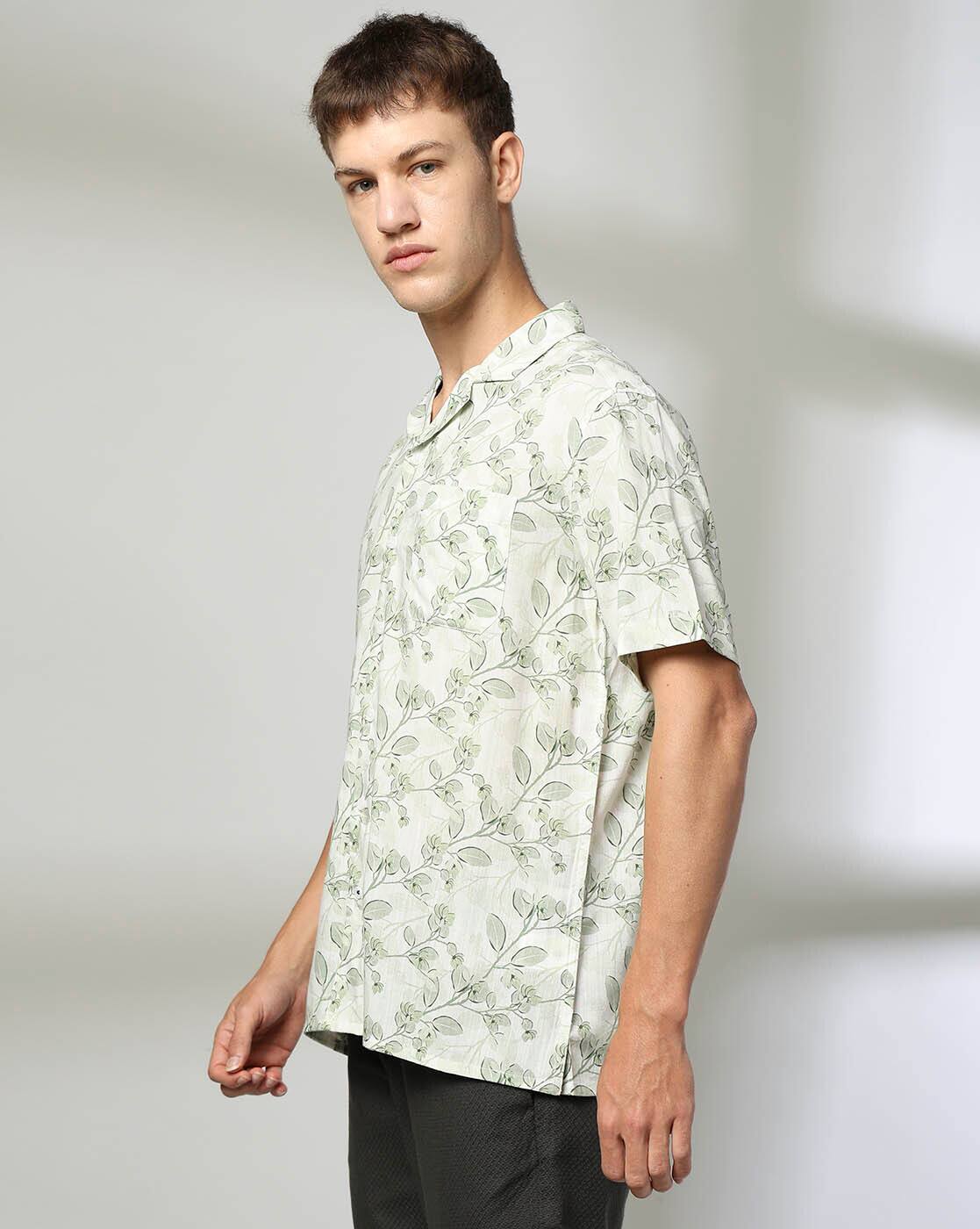 RESORT SHIRT W/O BAND, GREEN