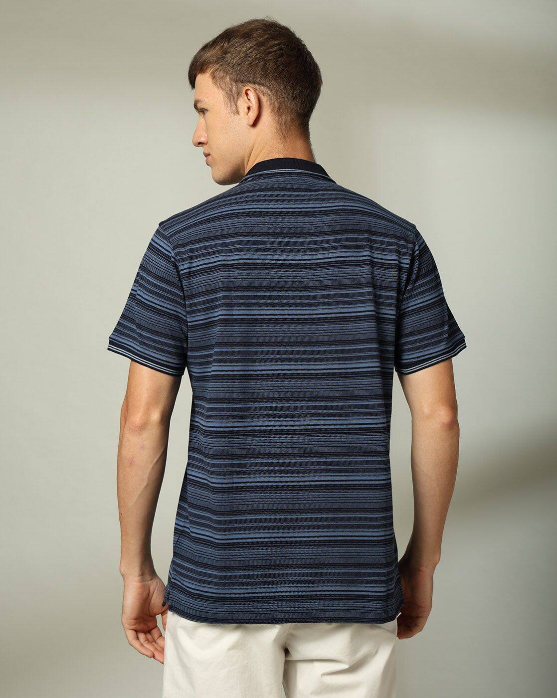 STRIPER POLO 14, NAVY