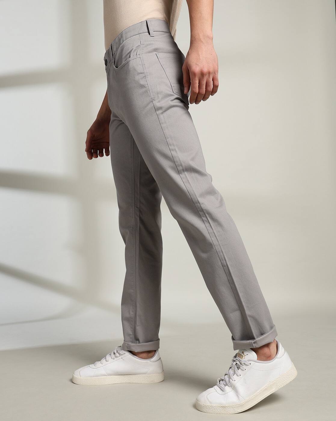 PARX Trouser XMTX03655-G6, DARK GREY, 36