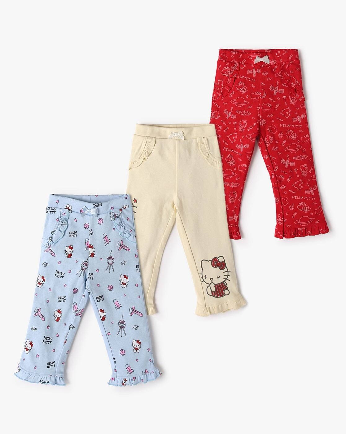 KITTY PACK OF 3 LEGGINGS, ASSORTED, 0-3M