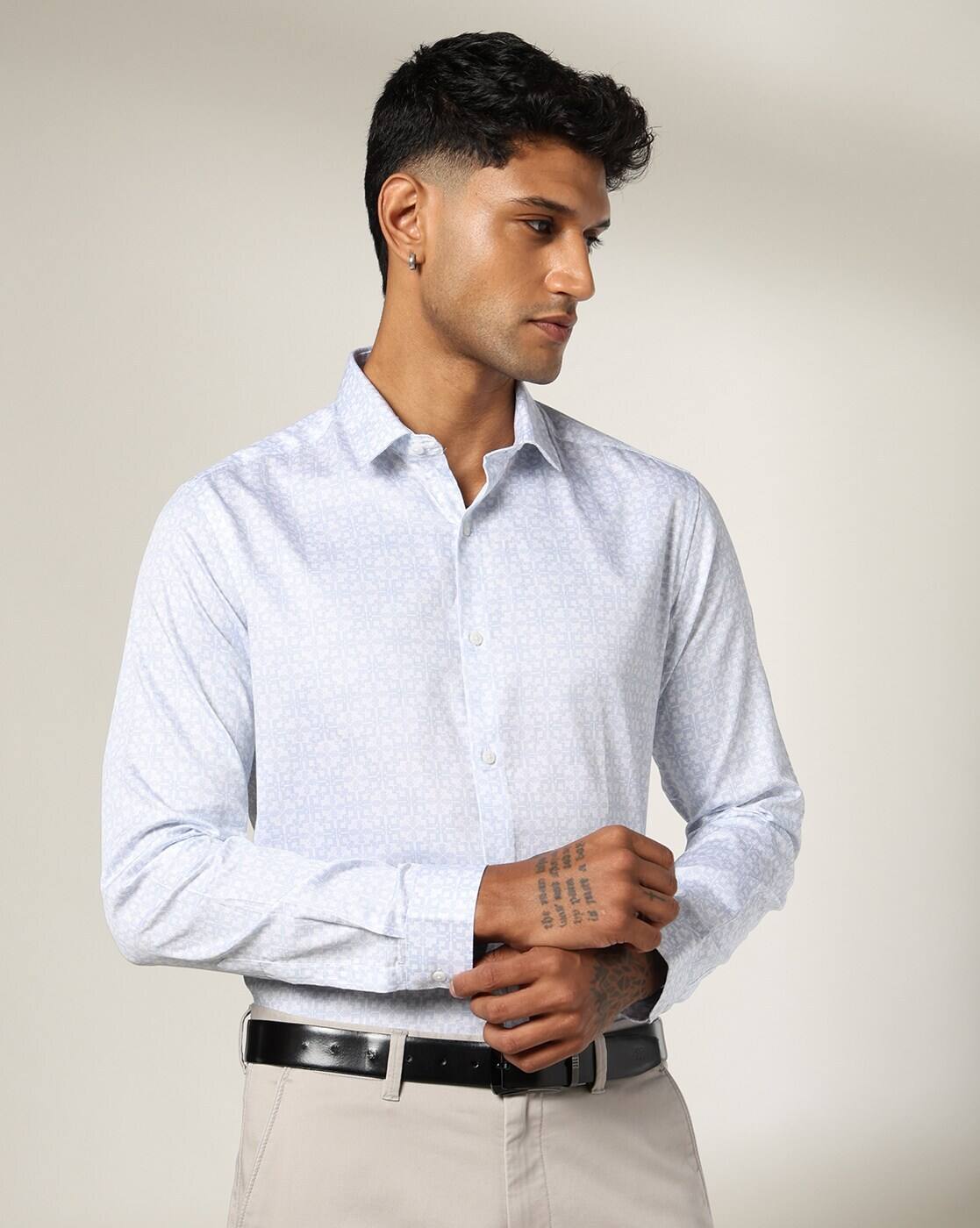 FASHION PRINT WITHOUT POCK, LT. BLUE
