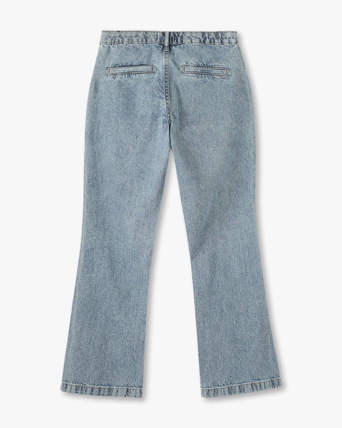 FRONT CUT N SEW JEANS, BLUE, 9-10Y