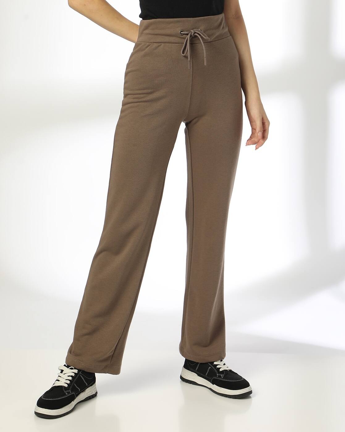 Rio Basic Lola Flare Terry Tr, KHAKI, XS