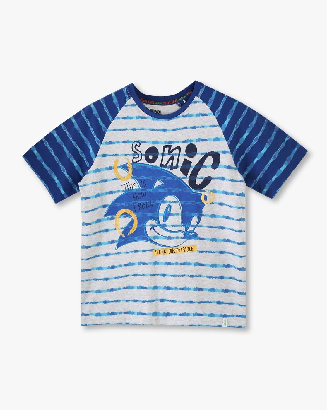 RELAXED FIT RAGLAN TEE, MULTI, 7-8Y