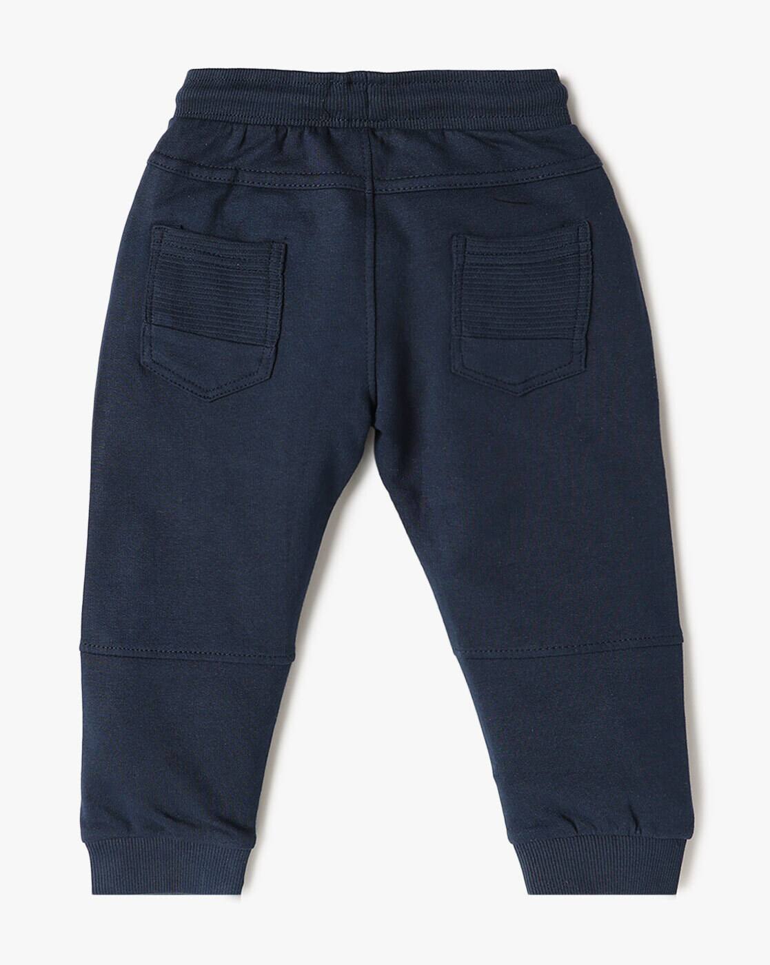 KNITTED JOGGER TEXTURED KNI, NAVY