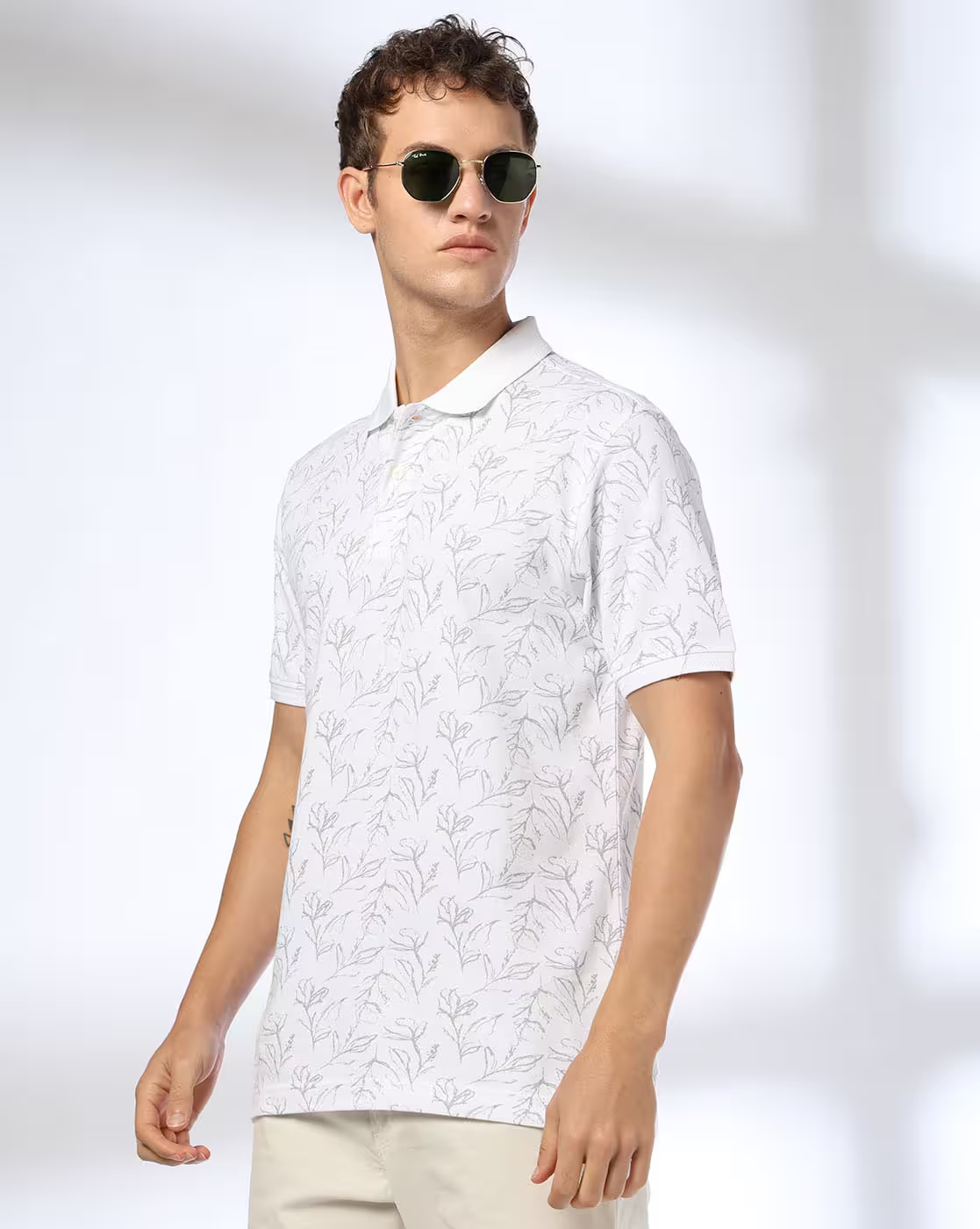 ULTIMATE AOP POLO 5, LT. GREY