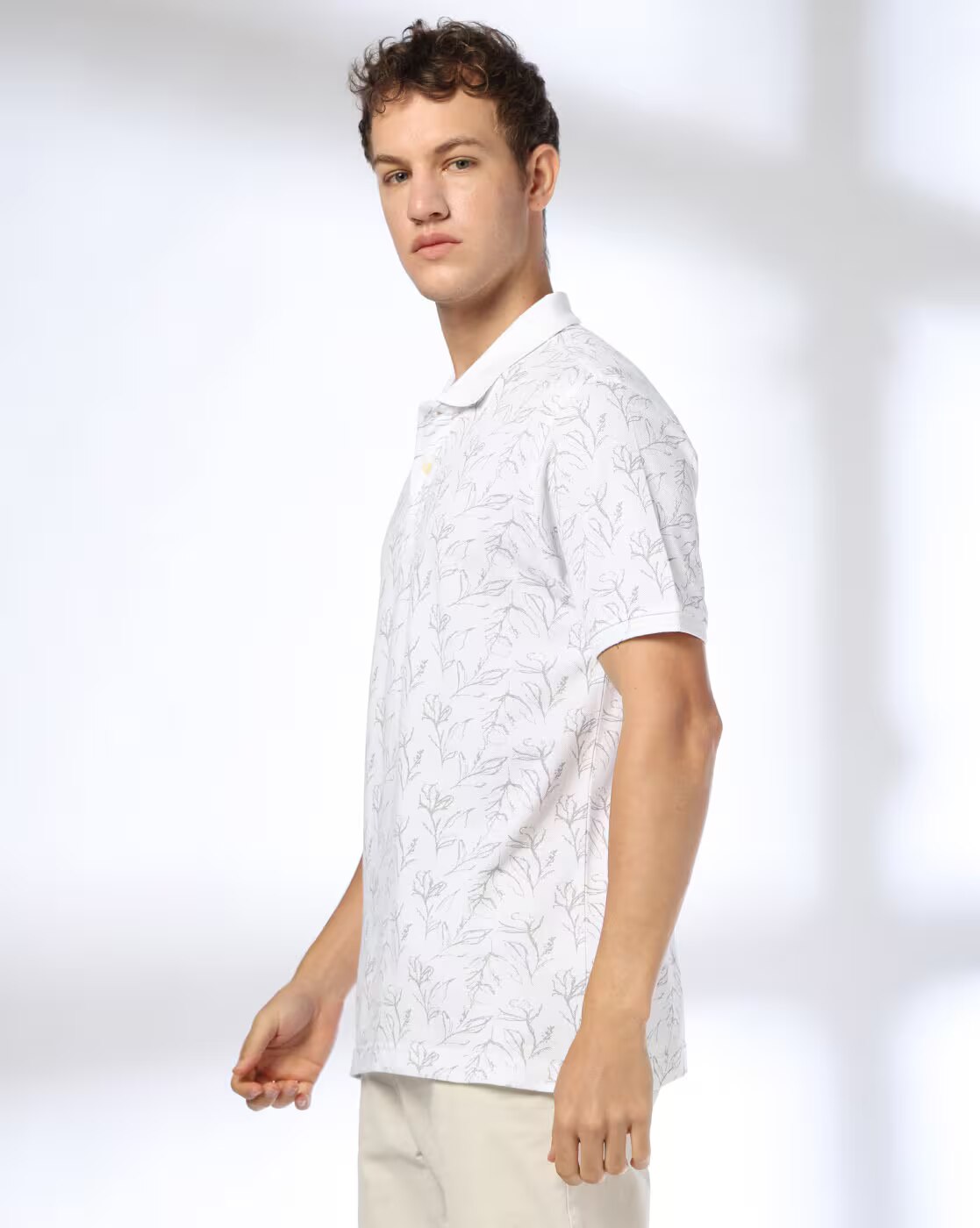 ULTIMATE AOP POLO 5, LT. GREY