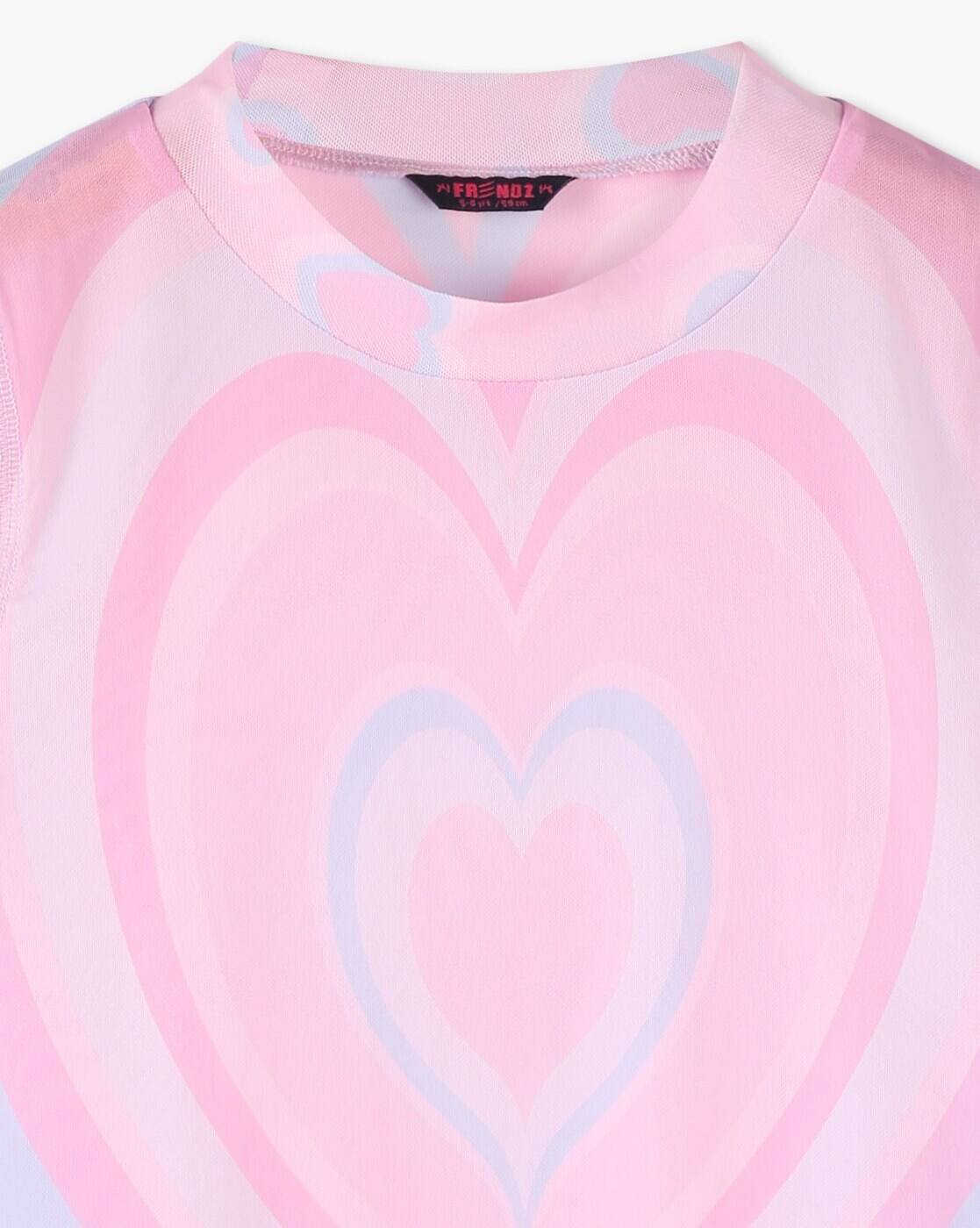 KG FRENDZ TSHIRTS, LT. PINK, 5-6Y