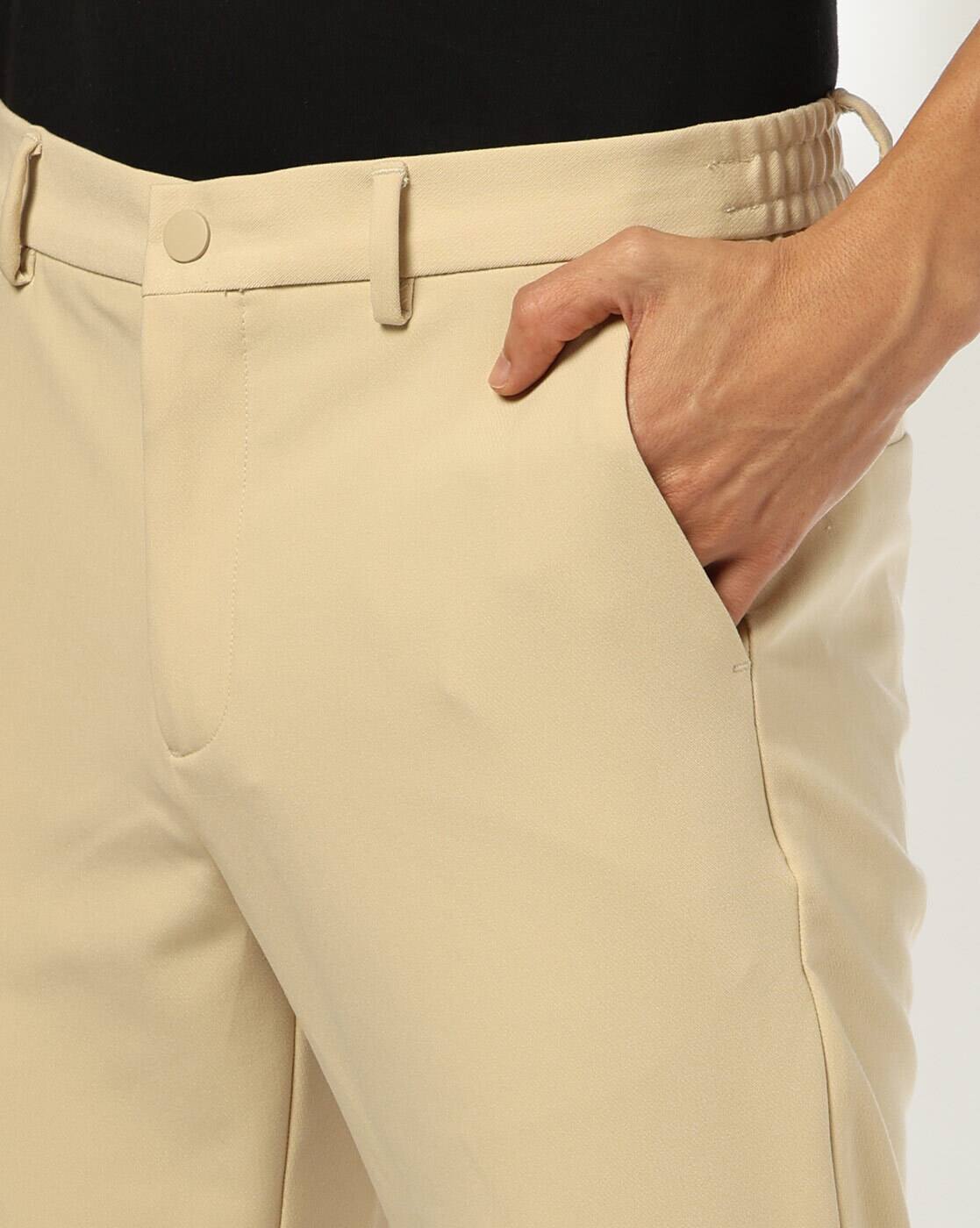 BANSWARA CELIO KNIT CHINO CRO, STONE, 30