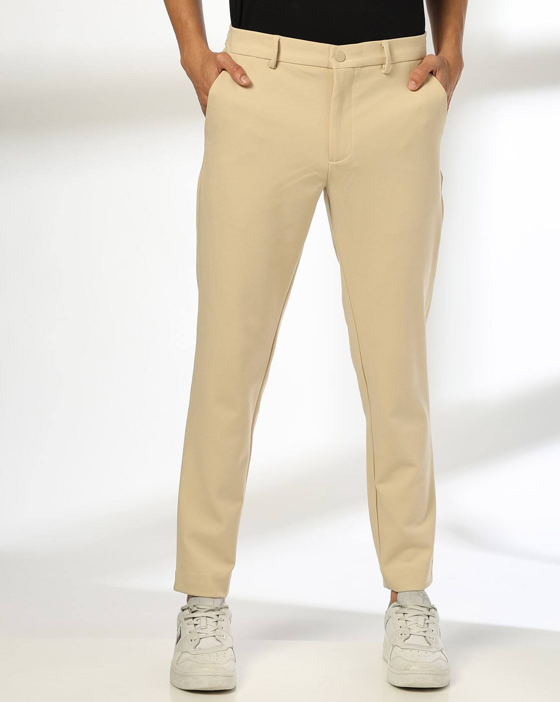 BANSWARA CELIO KNIT CHINO CRO, STONE, 30