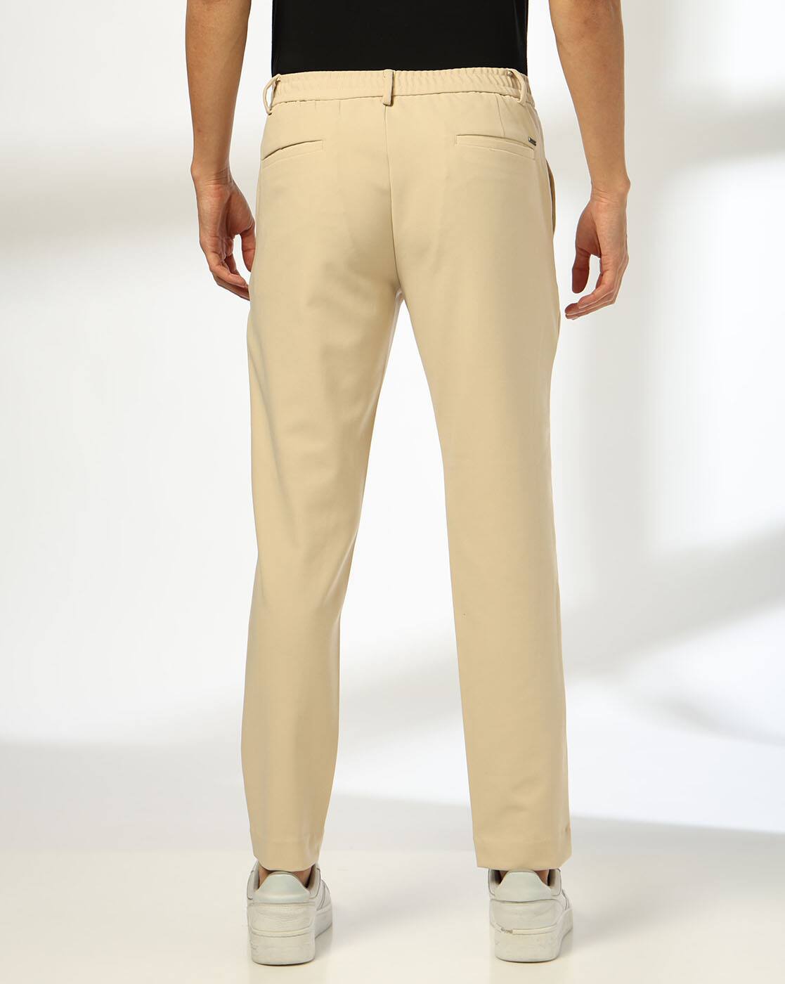 BANSWARA CELIO KNIT CHINO CRO, STONE, 30