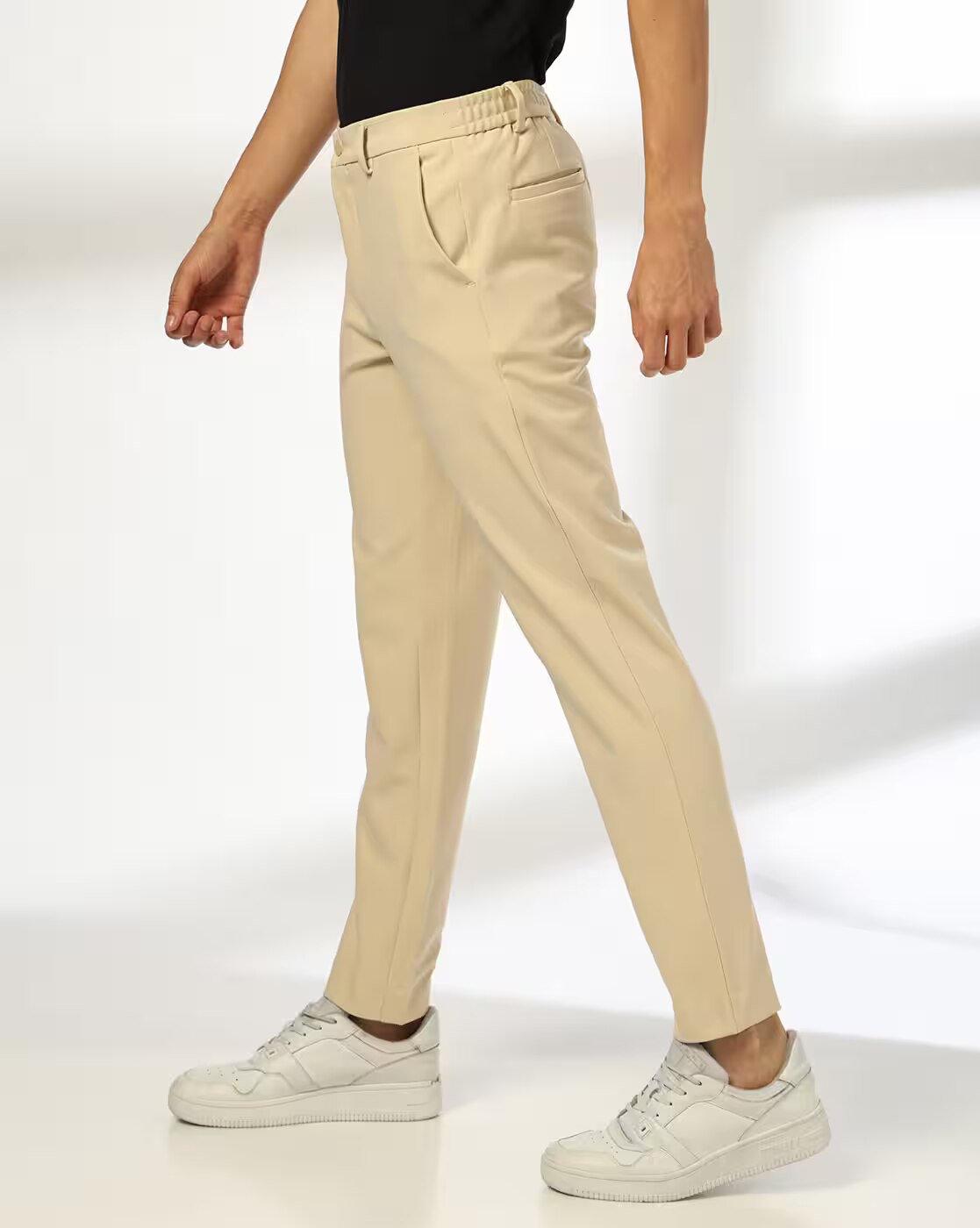 BANSWARA CELIO KNIT CHINO CRO, STONE, 30
