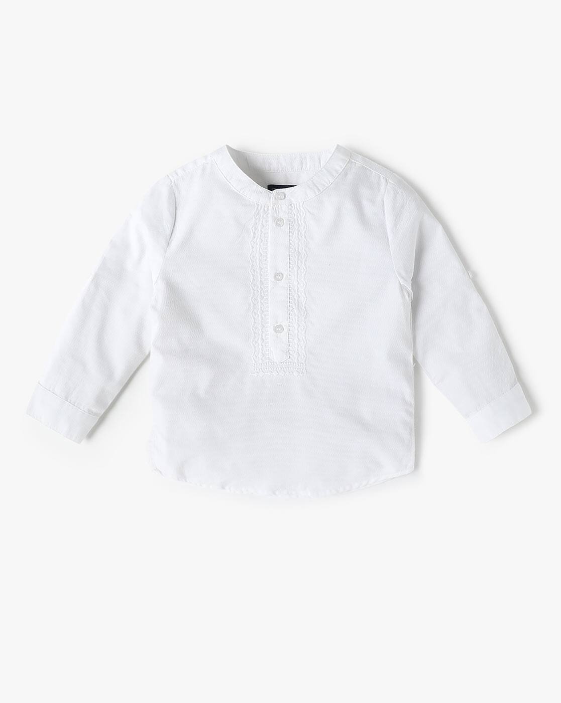 KURTA SHIRT, WHITE