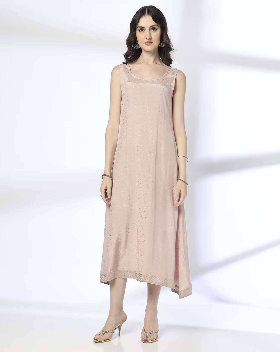 Rose Emb Dress, OLD ROSE, XL