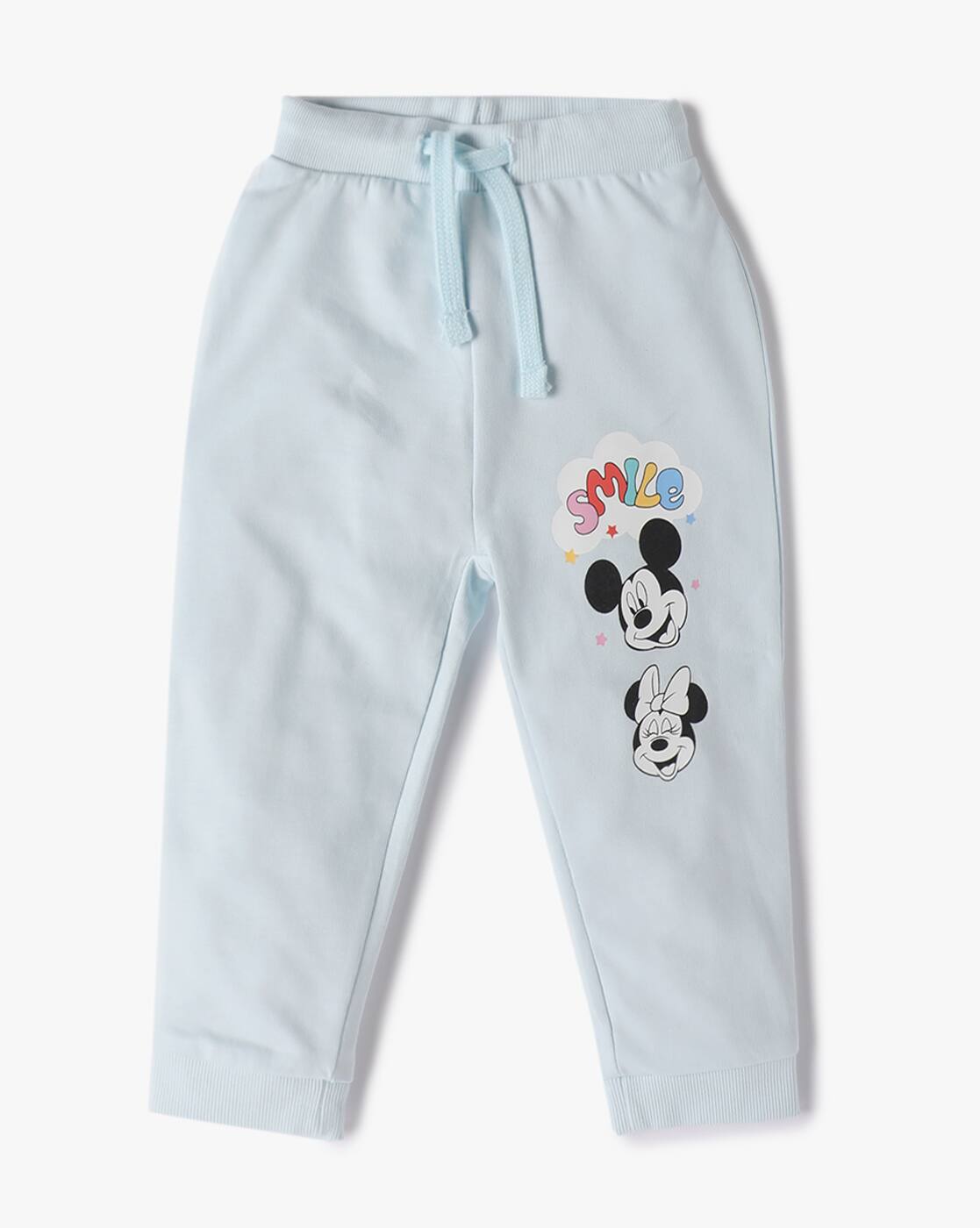 MINNIE PLACEMENT PRINT LEGG, BLUE, 6-12M