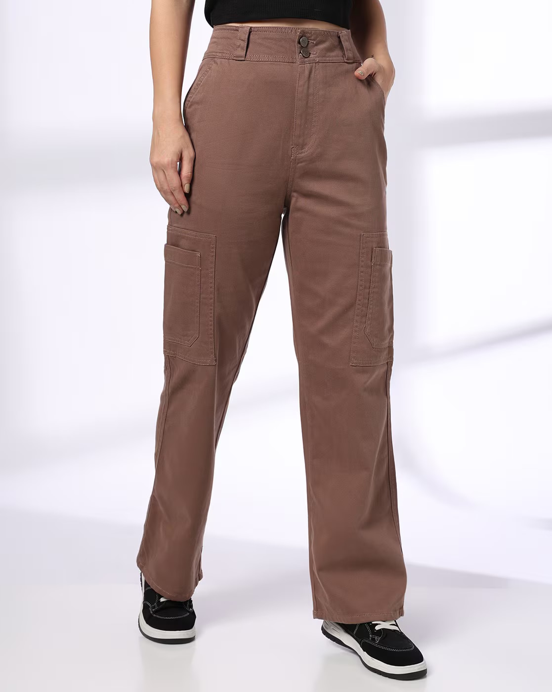 CARGO TROUSER, BROWN, XL
