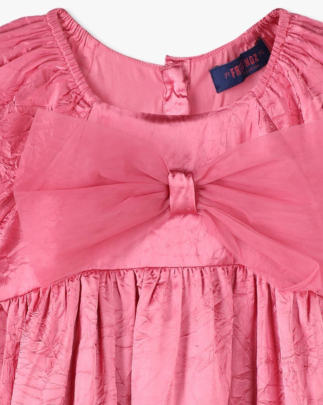 KG FRENDZ FROCKS, HOT PINK, 3-4Y