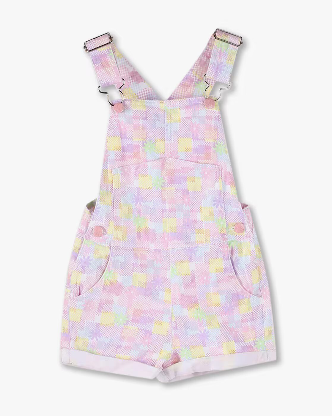 KG FRENDZ DUNGAREES, WHITE, 2-3Y