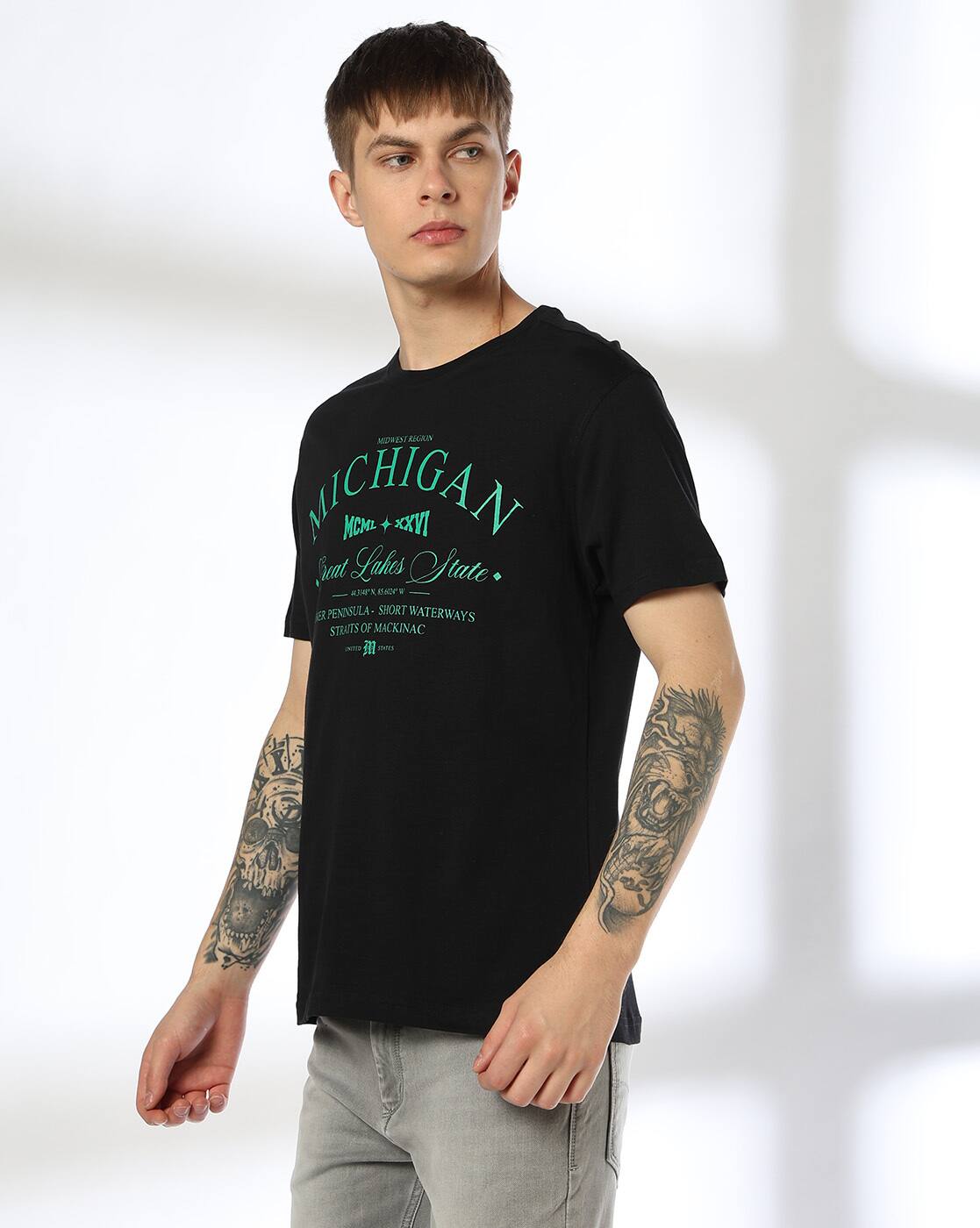 MICHIGAN, BLACK, S