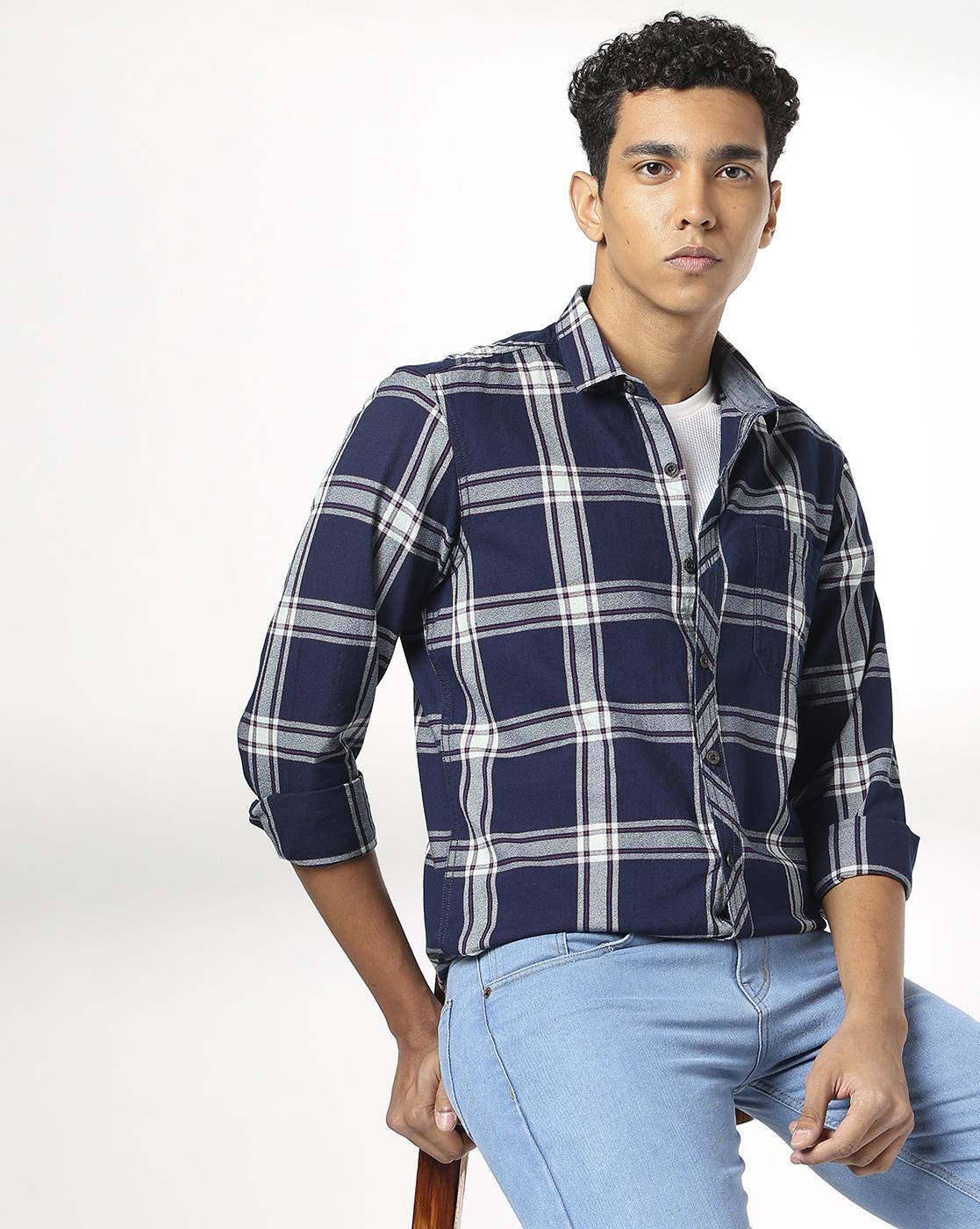TS25FMCWJJ0750JPJ SHIRTS, NAVY