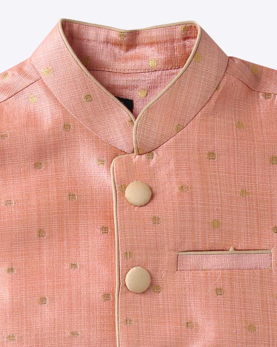 TEXTURED PINK WC,BLUE KURTA&, PINK