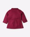 Button-Down Sweater with Bow
