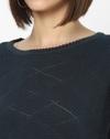 Round-Neck Cotton Sweater
