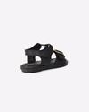 Double-Strap Sandals with Buckle Closure