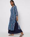 Chevron Print A-line Kurta & Palazzos Set