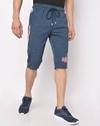 Typographic Print Shorts with Drawstring Waistline