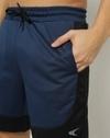 Colourblock Knit Shorts with Insert Pockets