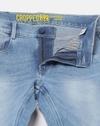 Men Cropped Fit Jeans