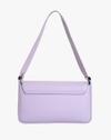 Baguette Bag with Logo Metal Accent